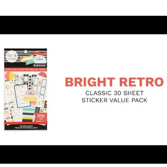 Happy Planner 1152 piece Vibrant Budget Sticker Collection NEW - Picture 6 of 10